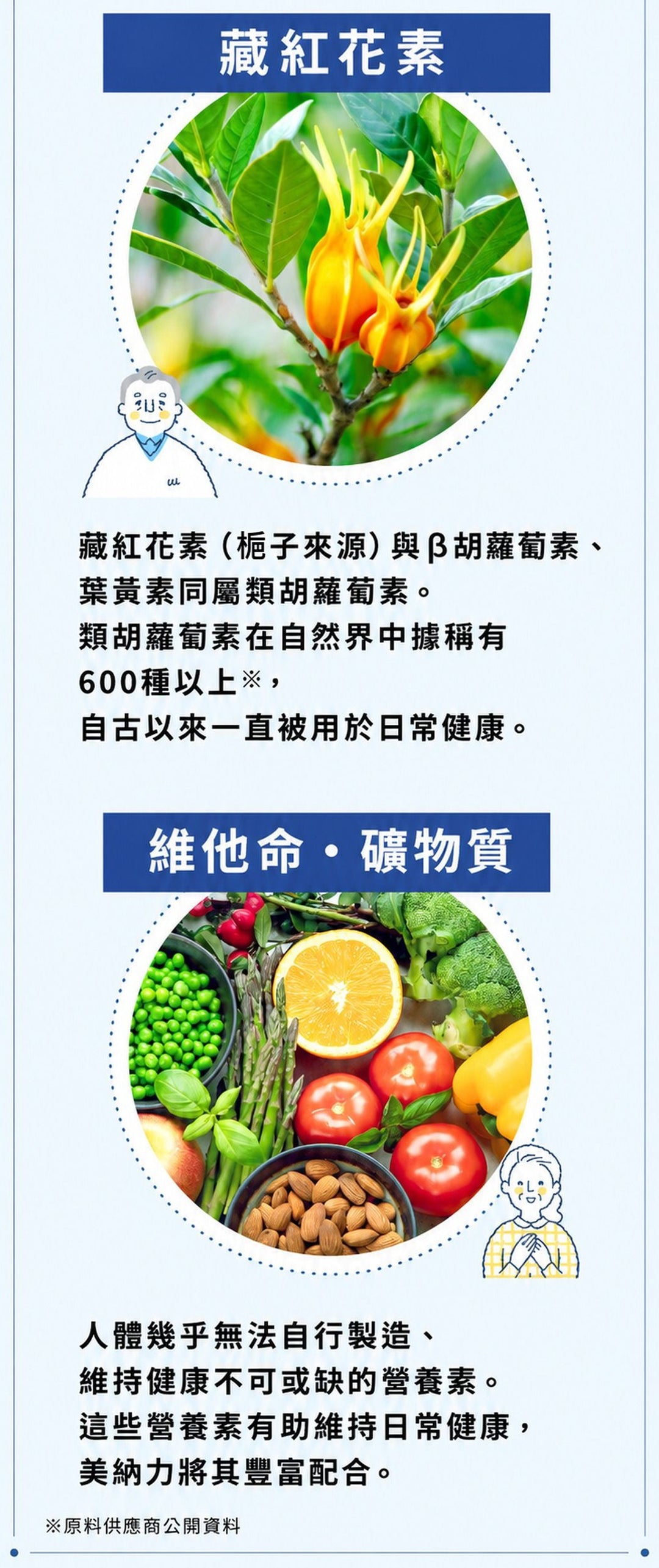 藏紅花素 維他命 礦物質